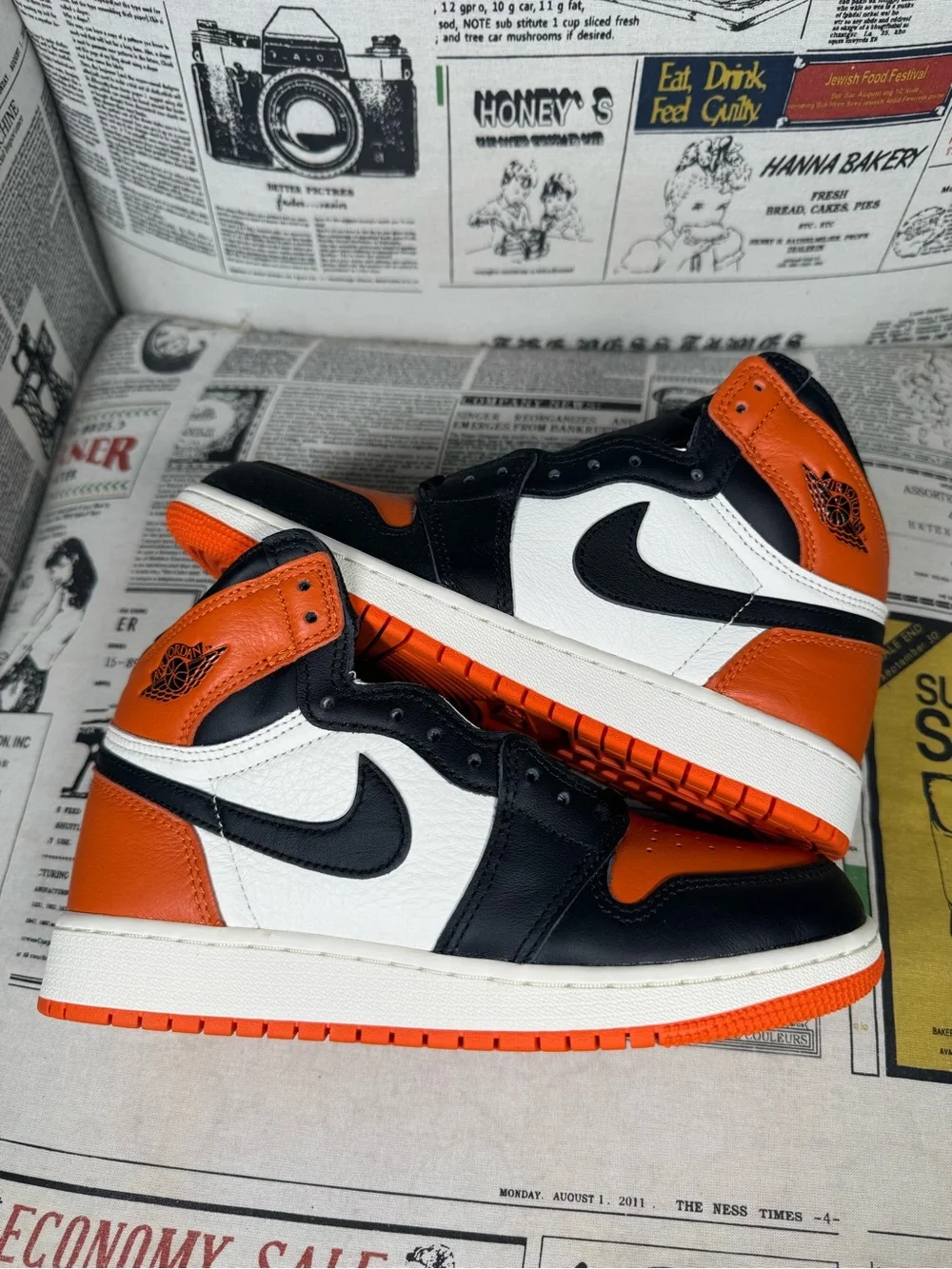 Nike Air Jordan 1 Retro High OG Shattered Backboard FD1437-008 GS 5.5Y